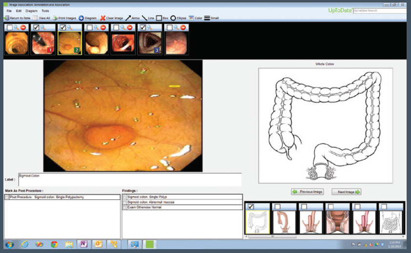 screenshot of Provation MD